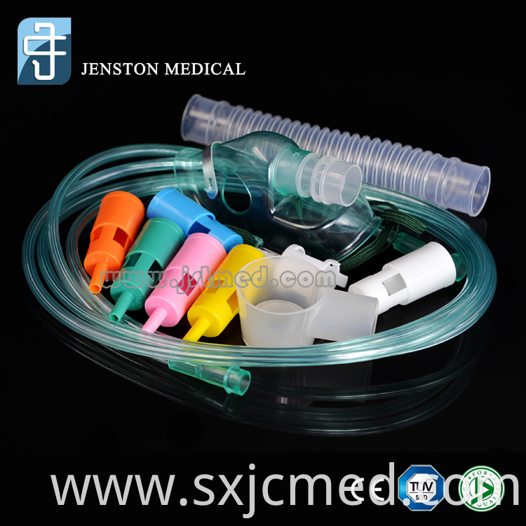 Disposable Audlts Medical Single Use Nebulizer Jar Masks